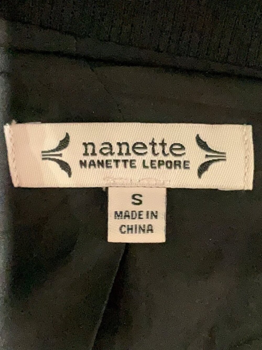 NWT Nanette Lepore Black full sequin team jacket, size Small - Picture 4 of 5